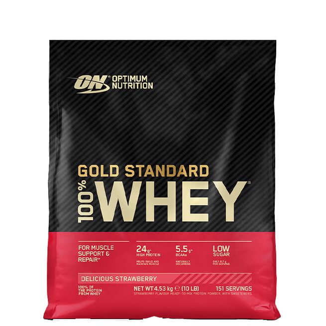 Optimum Nutrition 100% Whey Gold Standard Vassleprotein 4545 g